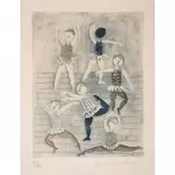 Graciela Rodo Bolanger, Les Petites Ballarines, Etching