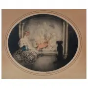 Cinderella by Louis Icart, Aquatint, sold Oct 2019