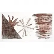 Star Ladder (second state) by James Rosenquist, Etching, sold Sep 2019
