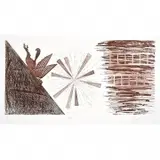 James Rosenquist, Star Ladder (second state), Etching