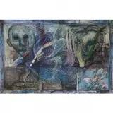 M. Sivanesan, Two Heads and Bird, Mixed media