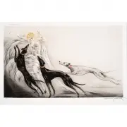 Coursing II by Louis Icart, Aquatint, sold Sep 2019
