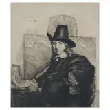 Rembrandt, Portrait of Jan Asselyn, Painter, c. 1646, Etching