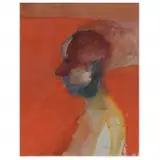 Nathan Oliveira, Man in Profile
