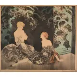 Louis Icart, Green Screen, Aquatint