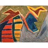 Ram Kumar, Untitled, Pastel on paper