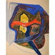 Ram Kumar, Untitled, Pastel on paper