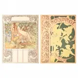 Alphonse Mucha, LArt Photographique and ge Mr (Mature Age) (from the Ages of Man Calendar for 1900, before the text was added)