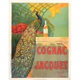 Camille Bouchet, Cognac Jacquet, Color lithograph