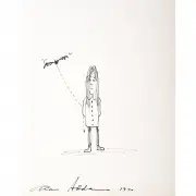 Charles Addams, Wednesday, Pen and ink on paper