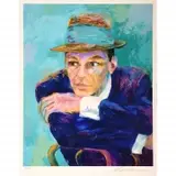 Frank Sinatra (The Voice) by LeRoy Neiman, Silkscreen, sold Dec 2019