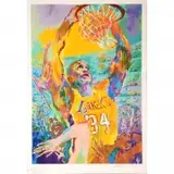 Shaq by LeRoy Neiman, Serigraph, sold Dec 2019