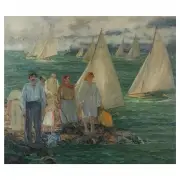 Sophie Brannan, Spirit on San Francisco, Oil on canvas