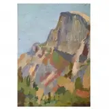 Chris Jorgensen, Halfdome, Oil on board