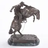 Bronco Buster by Frederic Remington, Bronze, sold Jan 2020