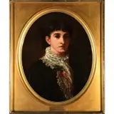 Frank Duveneck, Portrait of Genevieve Welling
