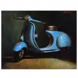 Steven Skollar, Vespina, Oil on panel