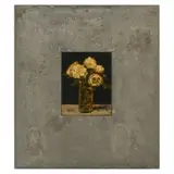 David Bierk, Flowers in Stone to Fantin-Latour and Manet 2001, Oil on canvas
