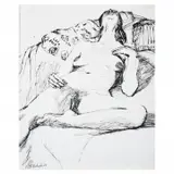 Elmer Bischoff, Untitled Reclining Nude