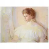 Lucy Hayward Barker, Portrait of Alice Kimball, Oil on canvas