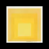 Josef Albers, Homage to the Square Offset print illustration. Sheet: 7 3/4 x 7 3/3 inches