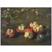 Jeffrey Ripple, Squash and Leaves, Oil