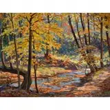 Adam Sherriff Scott, Forest Landscape, Oil on canvas
