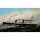 Antonio Jacobsen, Cunard Steamship Campania at Sea