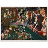 Vegas Craps by LeRoy Neiman, Silkscreen, sold Mar 2020