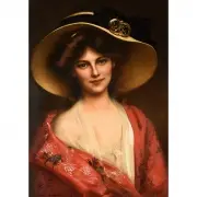 Albert Lynch, Portrait of a Woman, Oil on canvas