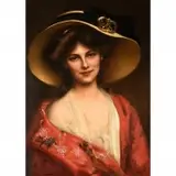 Albert Lynch, Portrait of a Woman, Oil on canvas