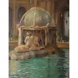 Maren Froelich, Palace of Fine Arts PPIE, Oil on board