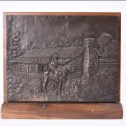 Robert Scriver, Cowboy on Horseback, Bronze