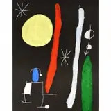 Partial Derriere Le Miroir portfolio by Joan Miró, Lithograph, sold Jun 2020