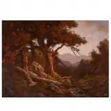 Gordon Coutts, Forest Stream, Oil on canvas