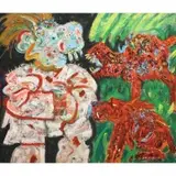 Robert Beauchamp, 22-83, Oil on canvas