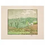 Gustave Baumann, Cherry Blossom