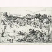 Mahonri Young, Untitled, Etching
