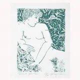 Mayumi Oda, Mint Garden, Etching