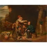 Thomas P. Hall, The Imposition, oil on board