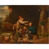 Thomas P. Hall, The Imposition, oil on board