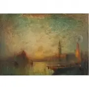 Venice by George Bogart, oil on canvas, sold May 2021