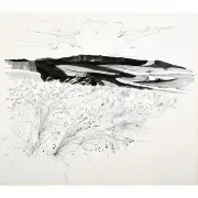 Northern Idaho by Peter McIntyre, Ink, sold May 2021