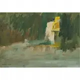 Arthur Levy Kaye, Abstract, oil on board