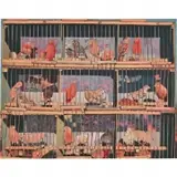 Joe Draegert, Paris Bird Market, color etching