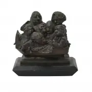 Charles Bragg, Ship of Fools, bronze