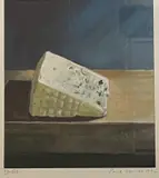 Paul Wonner, Slice of Cheese 1992, color lithograph
