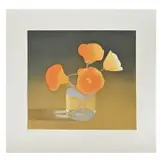 Mark Adams, California poppies, 1981, aquatint