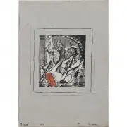 Kiril Zdanevich, Jacob on the Mount, 1915-17, watercolor