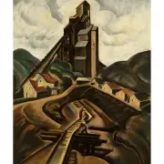William J. Scott, Factory, Pastel